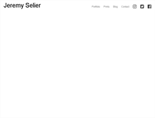 Tablet Screenshot of jeremyselier.com